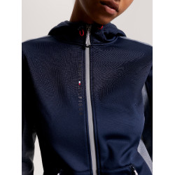 Softshelljack Tommy Hilfiger Equestrian London dames Woestijnlucht Blauw