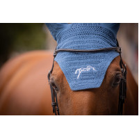 Paardendeken Pénélope Katoen Lagoonblauw