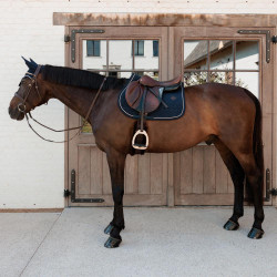 Zadeldek Velvet Jumping Kentucky Marineblauw Zadeldek Velvet Jumping Kentucky Marineblauw