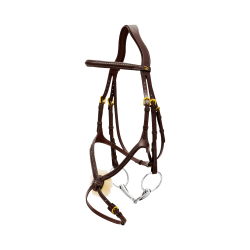 Gevlochten Mexicaanse Neusriem Hoofdstel D Collection Dy'on Bruin Gevlochten Mexicaanse Neusriem Hoofdstel D Collection Dy'on Bruin