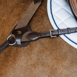 Borsttuig met 5 punten met elastieken New English Collection Dy'on Bruin