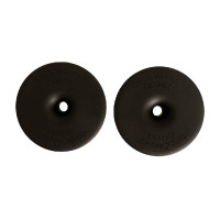 Siliconen bitringen Grooming Deluxe van Kentucky Zwart