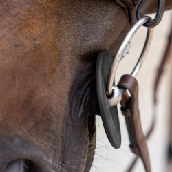 Siliconen bitringen Grooming Deluxe van Kentucky Zwart