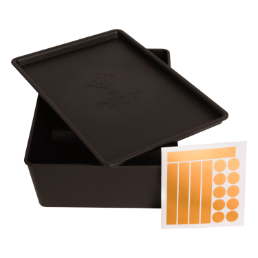 Voederdoos met deksel Grooming Deluxe van Kentucky Zwart Voederdoos met deksel Grooming Deluxe van Kentucky Zwart