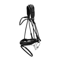 Trens met brede neusriem van soepel leer Dy'on Zwart Trens met brede neusriem van soepel leer Dy'on Zwart