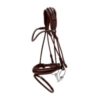 Trens met brede neusriem van soepel leer Dy'on Bruin Trens met brede neusriem van soepel leer Dy'on Bruin