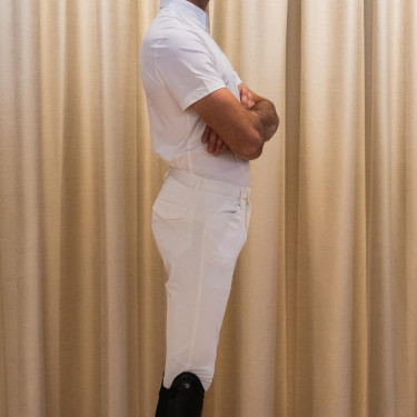 Kentucky wedstrijdshirt heren Classic met korte mouwen Wit