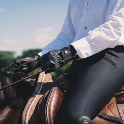 Kentucky winterrijhandschoenen met grip Zwart