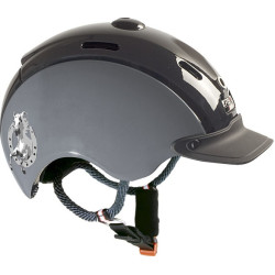 Casque Casco Nori Zwart / grijs / hoefijzer