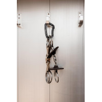 Aluminium Veiligheidskarabijnhaak Grooming Deluxe van Kentucky Zwart