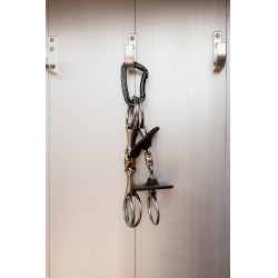 Aluminium Veiligheidskarabijnhaak Grooming Deluxe van Kentucky Zwart Aluminium Veiligheidskarabijnhaak Grooming Deluxe van Kentucky Zwart