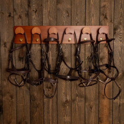 Houder voor hoofdstellen Pro Grooming Deluxe van Kentucky Hout Beige Houder voor hoofdstellen Pro Grooming Deluxe van Kentucky Hout Beige