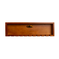 Rechtdoor Zweephouder Grooming Deluxe van Kentucky Hout Beige