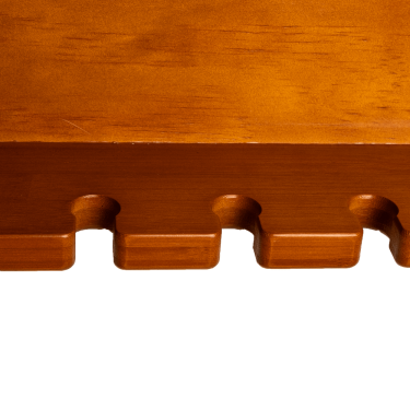 Rechtdoor Zweephouder Grooming Deluxe van Kentucky Hout Beige