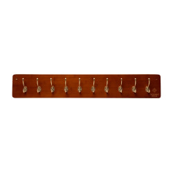 Singel- en jassenhanger 10 haken Grooming Deluxe van Kentucky Hout Beige