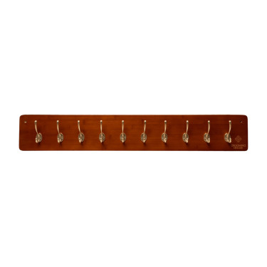 Singel- en jassenhanger 10 haken Grooming Deluxe van Kentucky Hout Beige