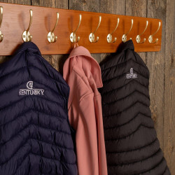 Singel- en jassenhanger 10 haken Grooming Deluxe van Kentucky Hout Beige