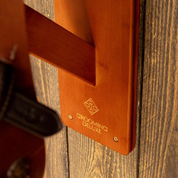 Zadelhouder Pro Grooming Deluxe van Kentucky Hout Beige