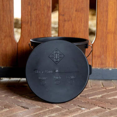 Emmer met deksel Grooming Deluxe van Kentucky Zwart