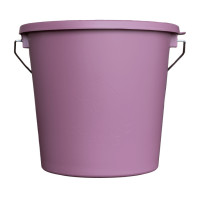 Emmer met deksel Grooming Deluxe van Kentucky Zwart Emmer met deksel Grooming Deluxe van Kentucky Zwart