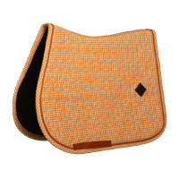 Kentucky fluwelen zadeldek met prints Oranje