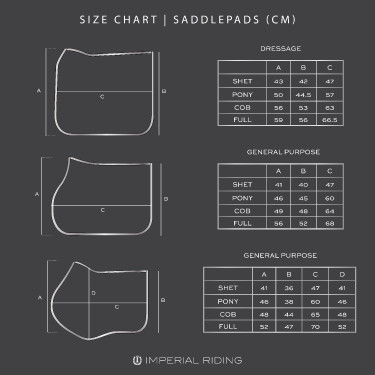 Zadelpad Imperial Riding Reflective GP Neonroze