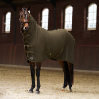 Fleecedeken met hals Imperial Riding Fundamental Marine Marineblauw