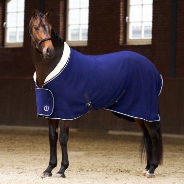 Fleece deken Imperial Riding Essential Marine Marineblauw Fleece deken Imperial Riding Essential Marine Marineblauw
