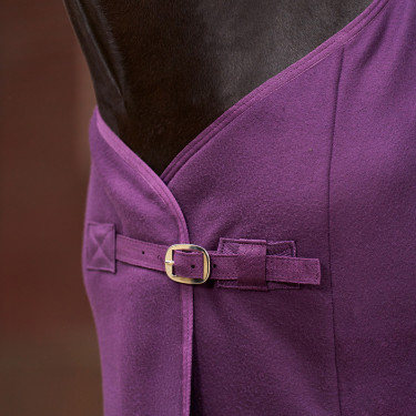 Fleece deken Imperial Riding Fundamental Vijg Violet