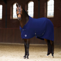 Fleece deken Imperial Riding Fundamental Marine Marineblauw