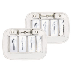 Wedstrijdnummer HV Polo Gloria square per 2 Wit