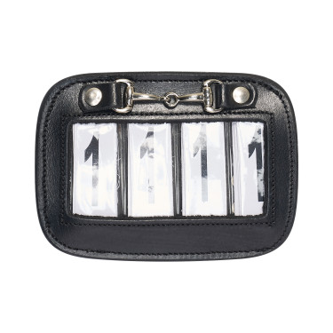 Wedstrijdnummer HV Polo Gloria square per 2 Zwart