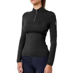 Base layer Equestrian Stockholm Air Breeze Sunshirt dames Zwarte editie Base layer Equestrian Stockholm Air Breeze Sunshirt dames Zwarte editie