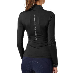 Base layer Equestrian Stockholm Air Breeze Sunshirt dames Zwarte editie Base layer Equestrian Stockholm Air Breeze Sunshirt dames Zwarte editie