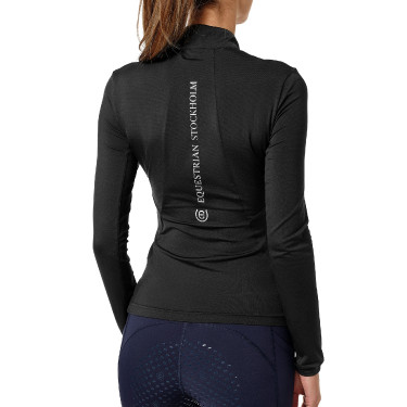 Base layer Equestrian Stockholm Air Breeze Sunshirt dames Zwarte editie Base layer Equestrian Stockholm Air Breeze Sunshirt dames Zwarte editie