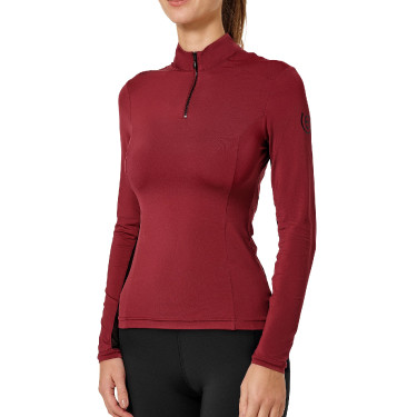 Base layer Equestrian Stockholm Air Breeze Sunshirt dames Bordeaux