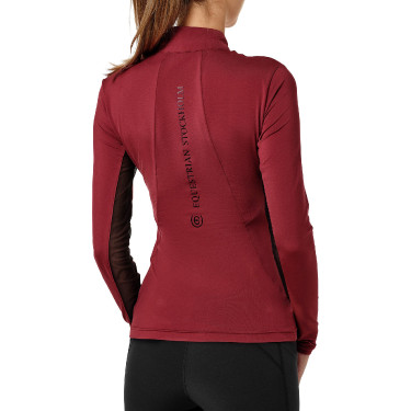 Base layer Equestrian Stockholm Air Breeze Sunshirt dames Bordeaux