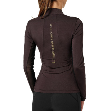 Base layer Equestrian Stockholm Air Breeze Sunshirt dames Goudbruin Base layer Equestrian Stockholm Air Breeze Sunshirt dames Goudbruin
