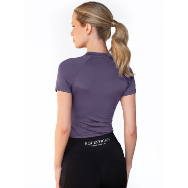 Base Layer Equestrian Stockholm Dynamic dames korte mouwen Donkerpaars Base Layer Equestrian Stockholm Dynamic dames korte mouwen Donkerpaars