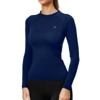 Base Layer Equestrian Stockholm Dynamic dames met lange mouwen Lagune blush
