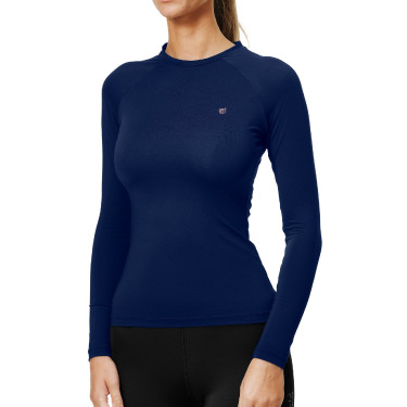 Base Layer Equestrian Stockholm Dynamic dames met lange mouwen Lagune blush