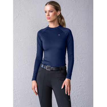 Base Layer Equestrian Stockholm Dynamic dames met lange mouwen Lagune blush
