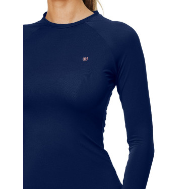 Base Layer Equestrian Stockholm Dynamic dames met lange mouwen Lagune blush