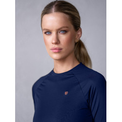 Base Layer Equestrian Stockholm Dynamic dames met lange mouwen Lagune blush