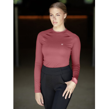 Base Layer Equestrian Stockholm Dynamic dames met lange mouwen Roze amber