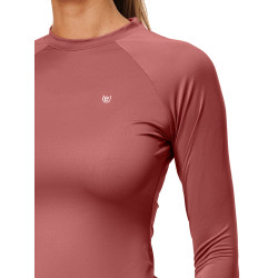 Base Layer Equestrian Stockholm Dynamic dames met lange mouwen Roze amber