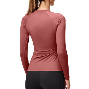 Base Layer Equestrian Stockholm Dynamic dames met lange mouwen Roze amber
