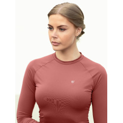 Base Layer Equestrian Stockholm Dynamic dames met lange mouwen Roze amber