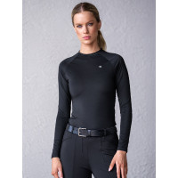 Base Layer Equestrian Stockholm Dynamic dames met lange mouwen Lagune blush Blauw