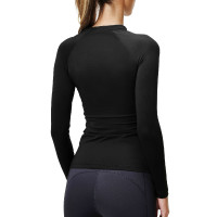 Base Layer Equestrian Stockholm Dynamic dames met lange mouwen Zwart